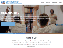 Tablet Screenshot of lifteducationtn.com